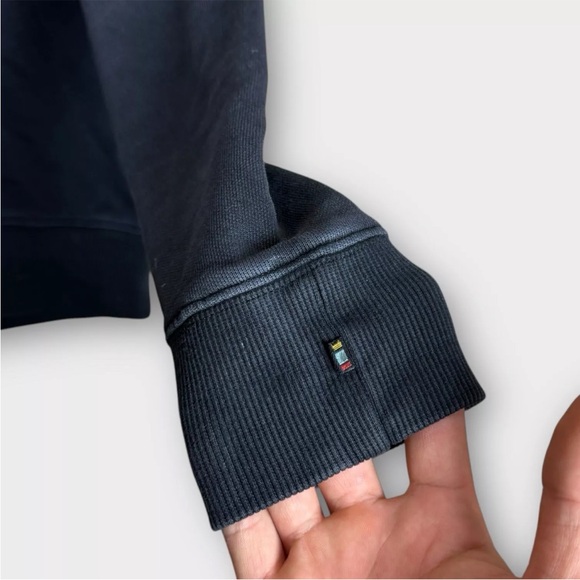 Vintage Rusty Sweatshirt Women’s M UK 10 Black Heavyweight Pixel Tiger San Diego - Picture 7 of 10